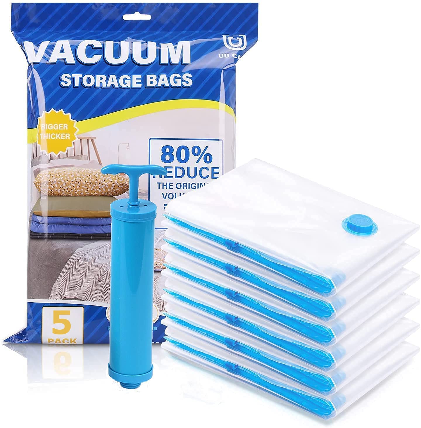 Reusable Ziplock Vacuum Storage Bag