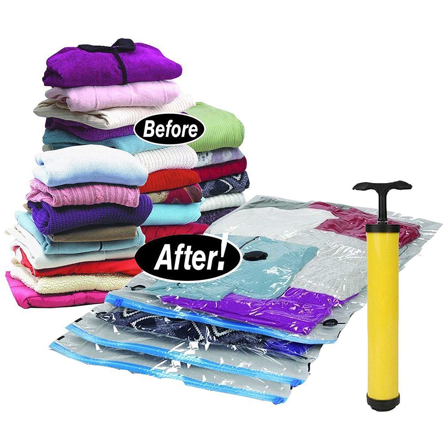 Reusable Ziplock Vacuum Storage Bag
