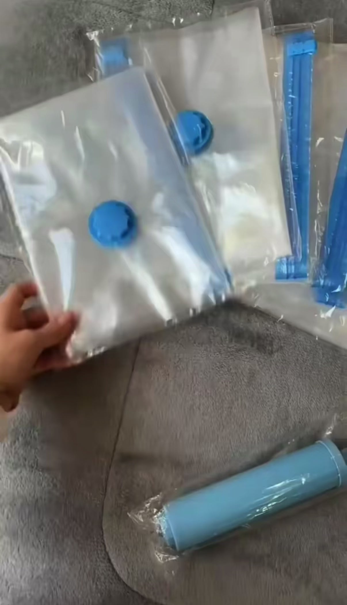 Reusable Ziplock Vacuum Storage Bag